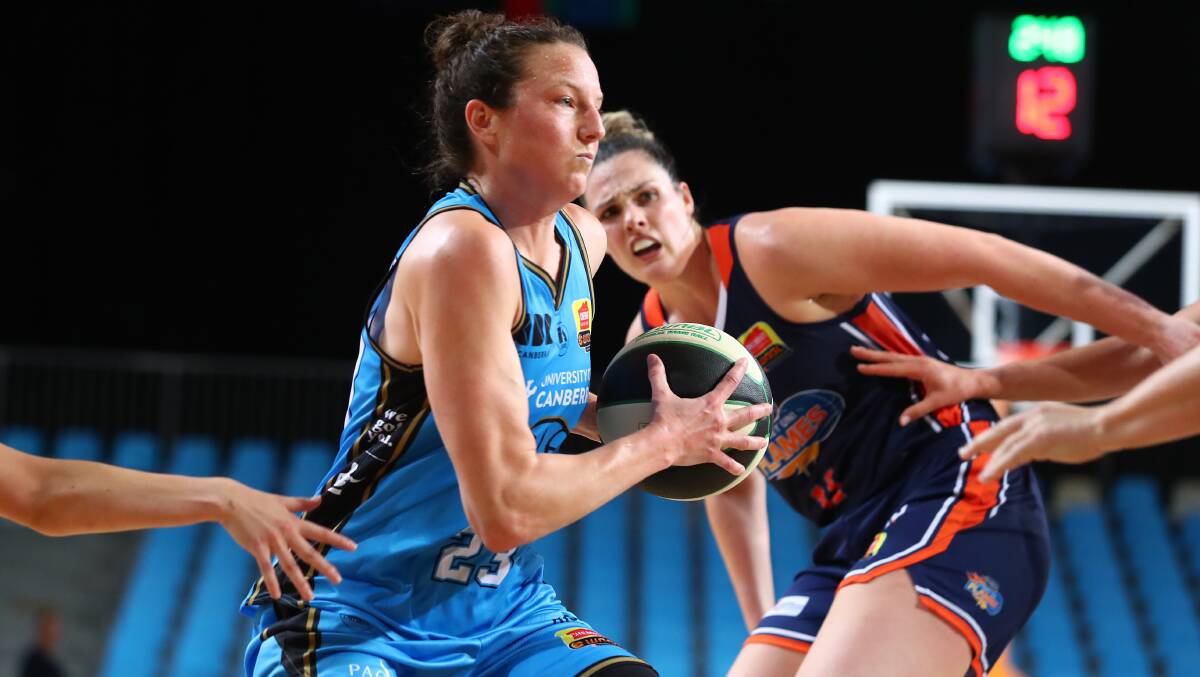 Kelsey Griffin is still on managed minutes for the Canberra Capitals. Picture: Getty Images