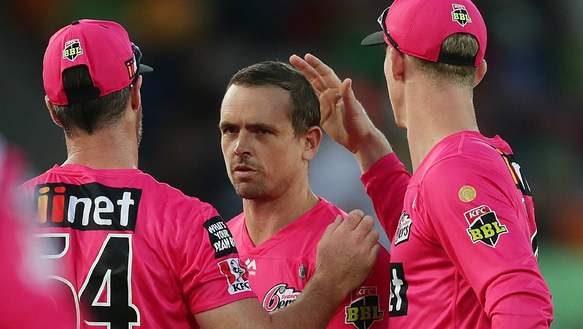 Stephen O'Keefe took three wickets as the Sixers downed the Thunder on Wednesday. Picture: Getty