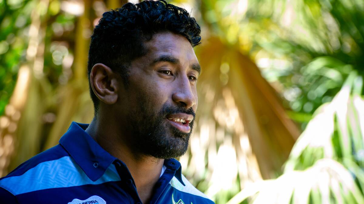 Raiders veteran Sia Soliola says NRL players have a responsibility to protect the game. Picture: Elesa Kurtz