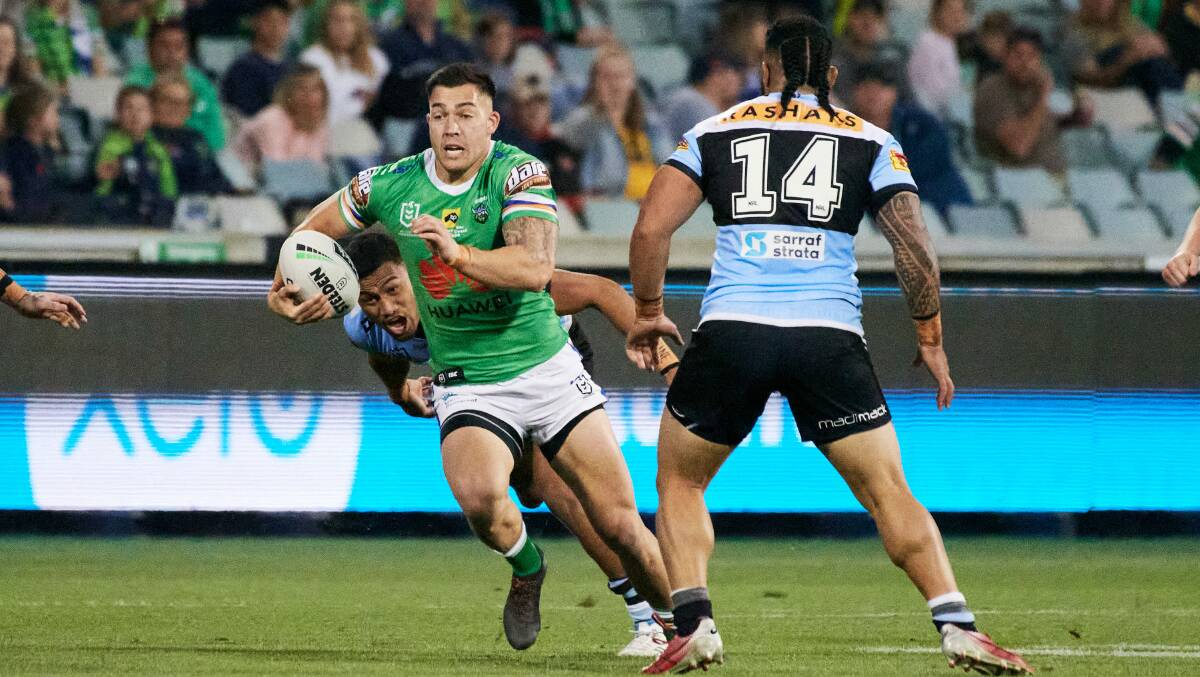 Nick Cotric scored 46 tries in four seasons at the Canberra Raiders. Picture: Matt Loxton