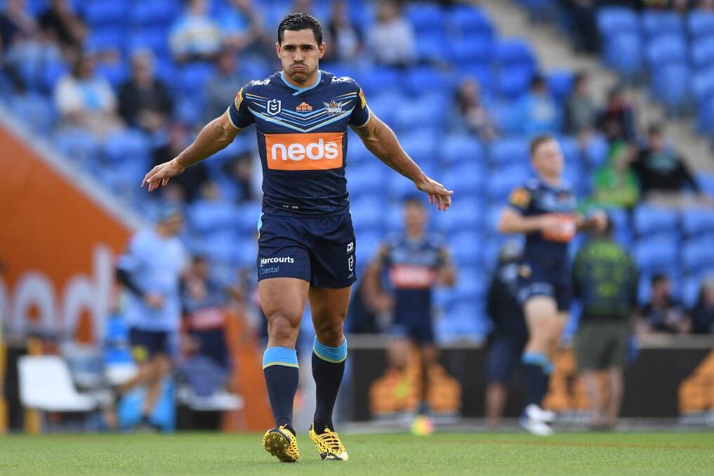 New signing Jamal Fogarty doesn't have to wait long before going up against his old Gold Coast Titans teammates in 2022. The Raiders host the Titans in round three. Picture: Getty