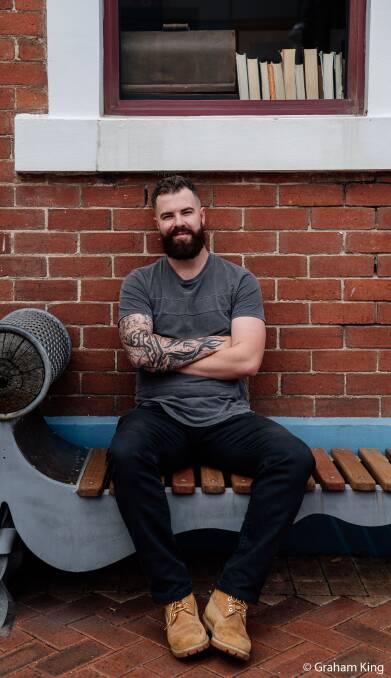 Kyle Perry is a youth rehabilitation counsellor and debut novelist. Picture: Supplied