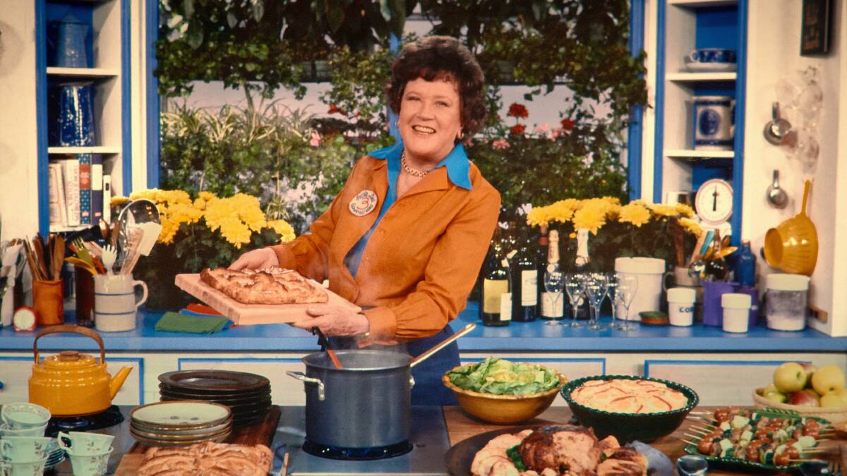 Julia Child on screen. Picture: Supplied