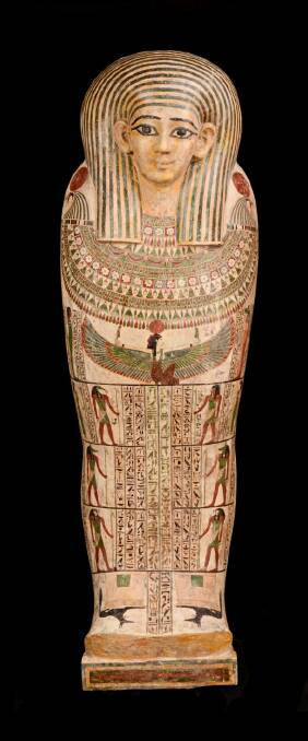 Coffin of Haytemhat, Late Period, about 722-332 BCE.