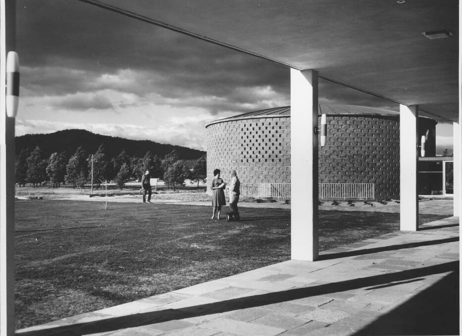 The Hayden-Allen "Tank" at the Australian National University in the 1960s. Picture: ANU Archives