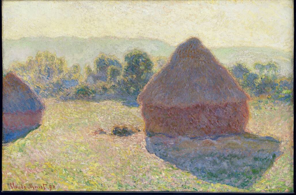 Claude Monet, Meules, milieu du jour [Haystacks, midday], 1890, National Gallery of Australia. The work will be touring to regional galleries. Picture supplied