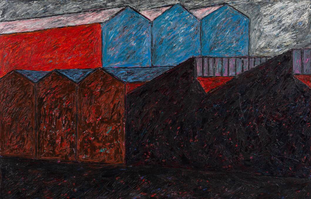 She enjoyed playing with two-dimensional flatness in her works. (Factories)
