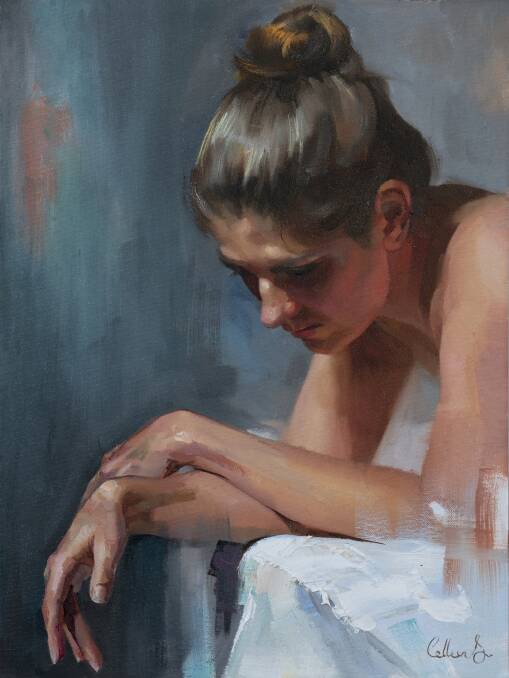 Colleen Stapleton's Contemplation is part of a joint exhibition with Canberra's Narelle Zeller.