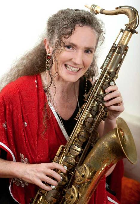 Aria Award-winning jazz saxophonist Sandy Evans. Picture: Supplied