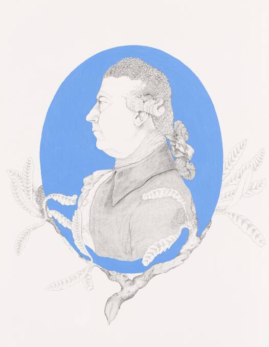 Nicola Dickson, Wedgwood Blue - Joseph Banks, 2011. Picture: Parliament House Art Collection