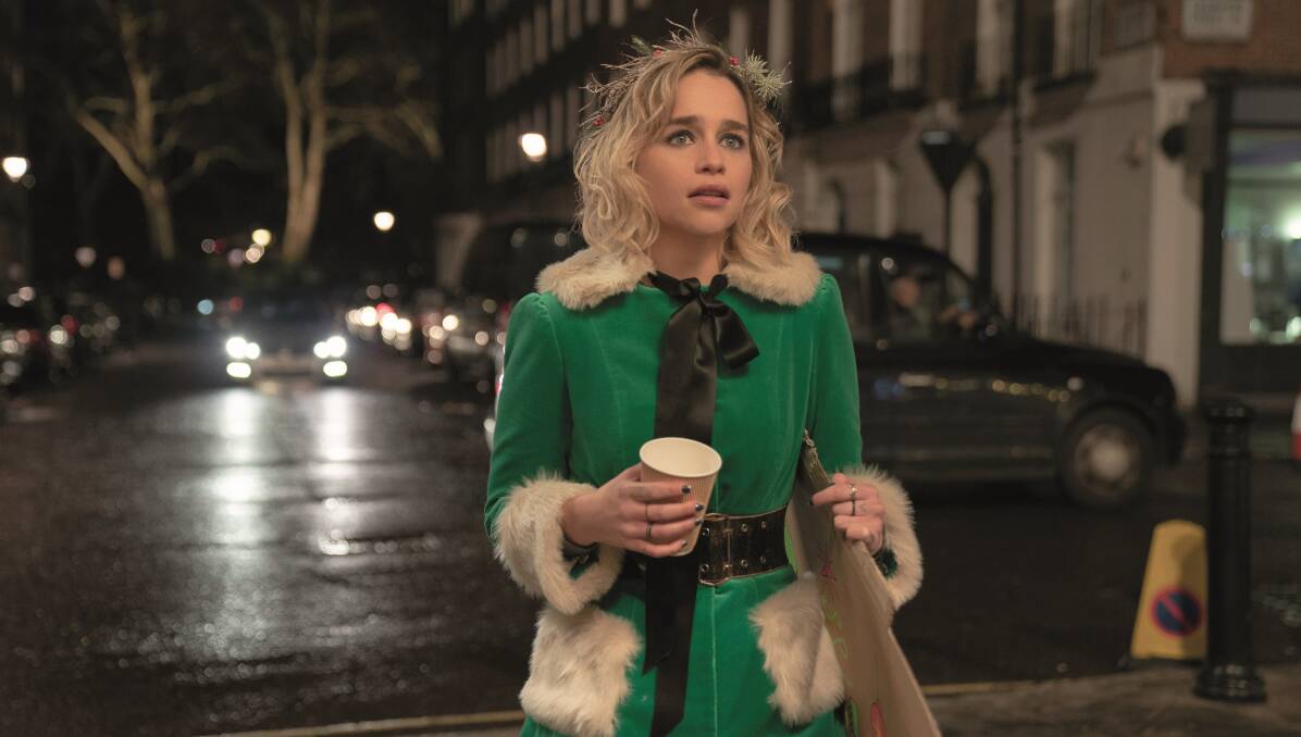 Emilia Clarke in a scene from Last Christmas. Picture: Supplied