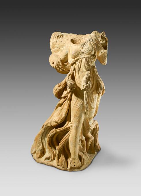 Statue of Nike, marble, about 100 BCE. Picture: Supplied