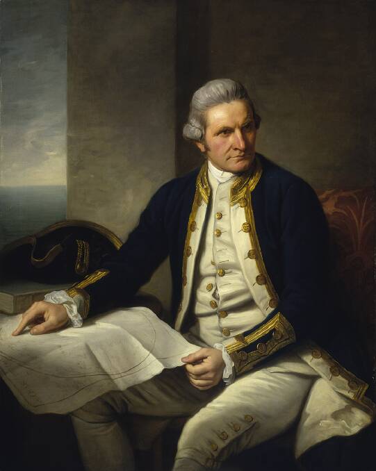 James Cook portrait by Nathaniel Dance, 1776. Picture: National Maritime Museum, Greenwich, London