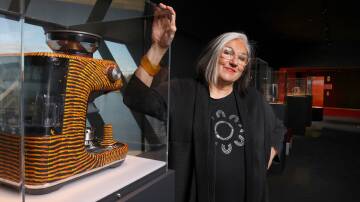 Margo Neale, Curator of the Aboriginal Culinary Journey exhibition at the National Museum of Australia. Picture: James Croucher
