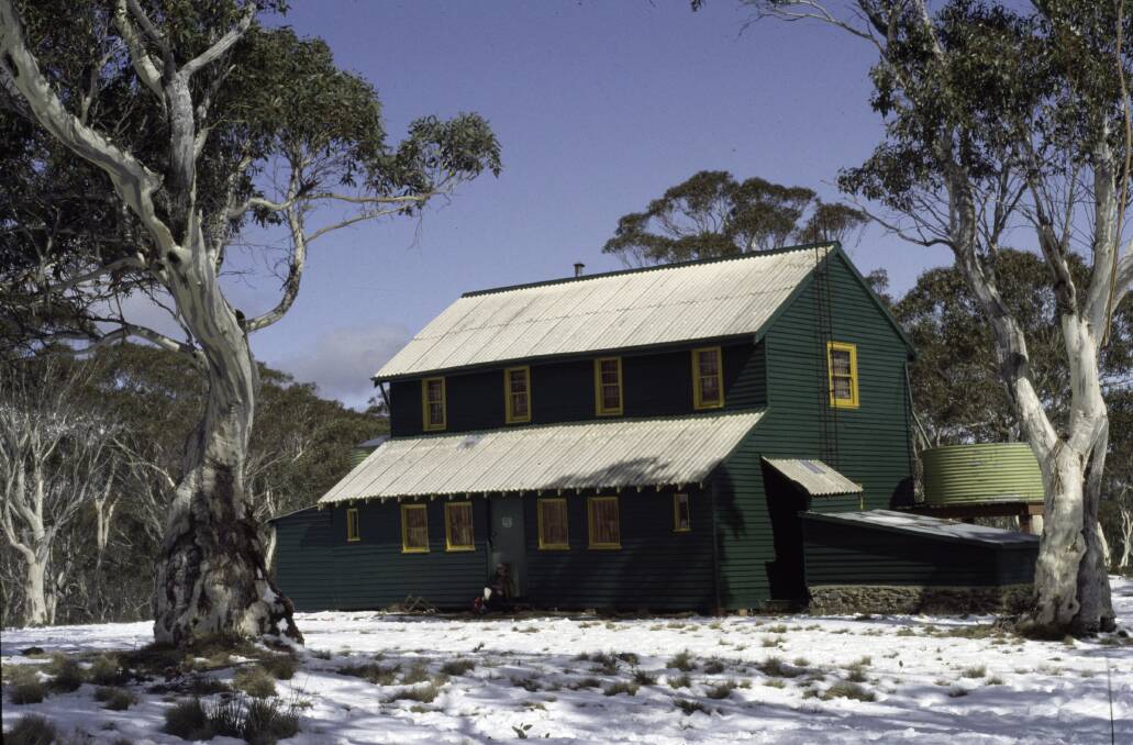 Tim Ingram was a founder of the 1938 Mt Franklin Chalet, seen here in the 1990s. Picture: Matthew Higgins