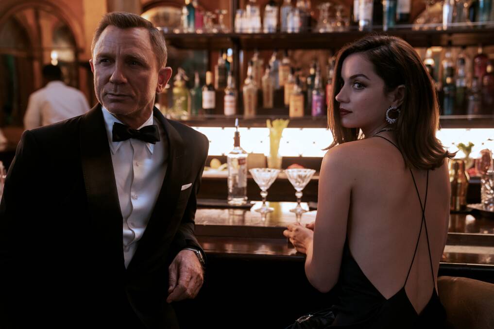 Daniel Craig and Ana de Armas in No Time To Die. Picture: Supplied