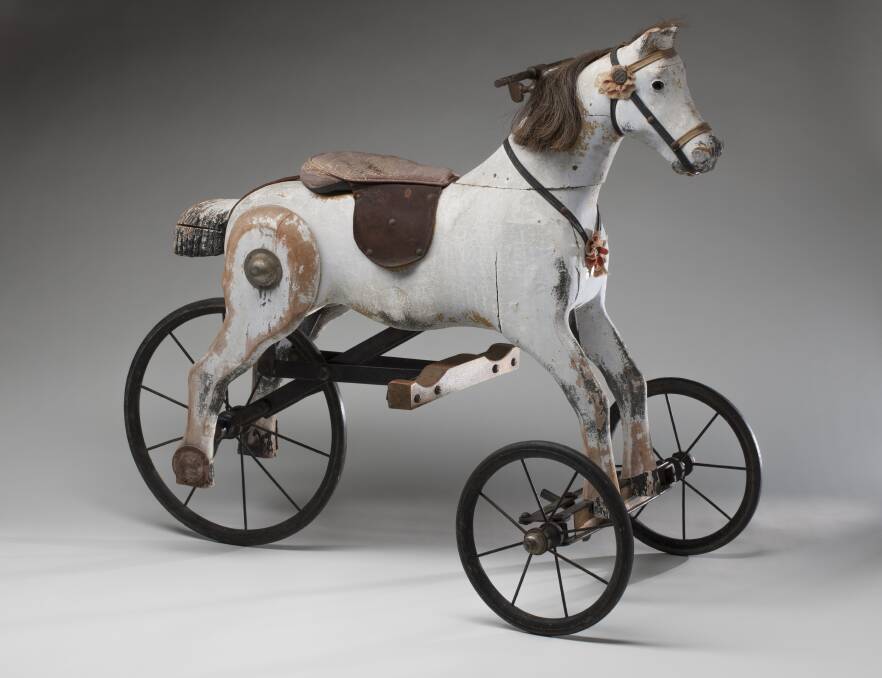 The Gibson children's horse tricycle. Picture: Supplied