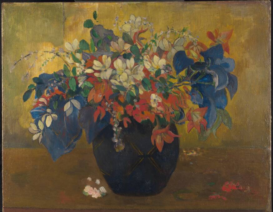 Below: Paul Gauguin's A Vase of Flowers, 1896.