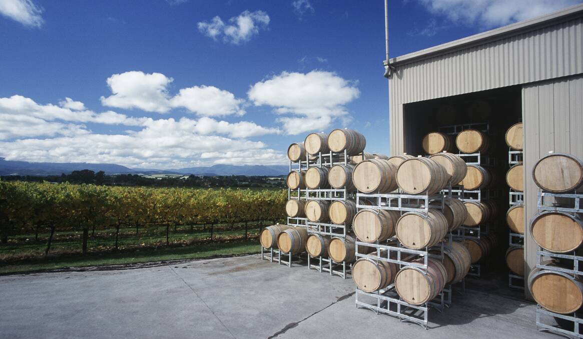 Yarra Valley wine barrels - among the drinks that have shaped Australia. Picture: Shutterstock