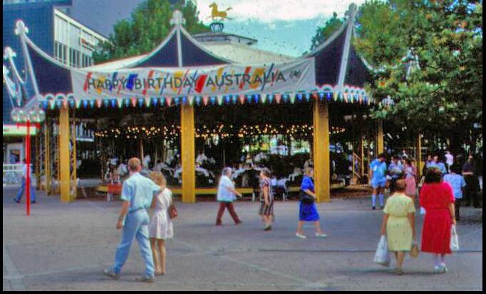 The merry-go-round has been a fixture in Civic since 1974. Picture: Supplied
