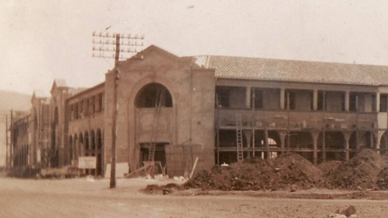The building process - 1928. Picture: ArchivesACT
