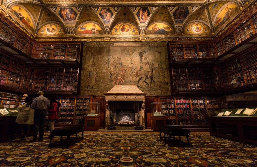  Original Library of the Morgan Library and Museum in New York *(formerly the Pierpont Morgan Library). Picture Getty Images