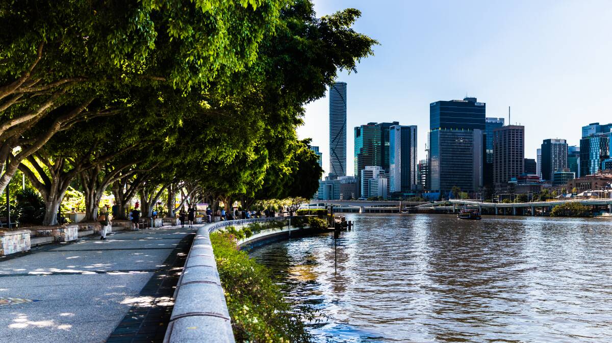 The Brisbane River, so lovingly captured in Dalton's new novel. Picture Shutterstock