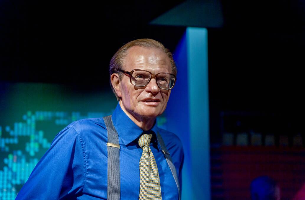 Larry King revelled in "dumb" questions. Picture: Shutterstock