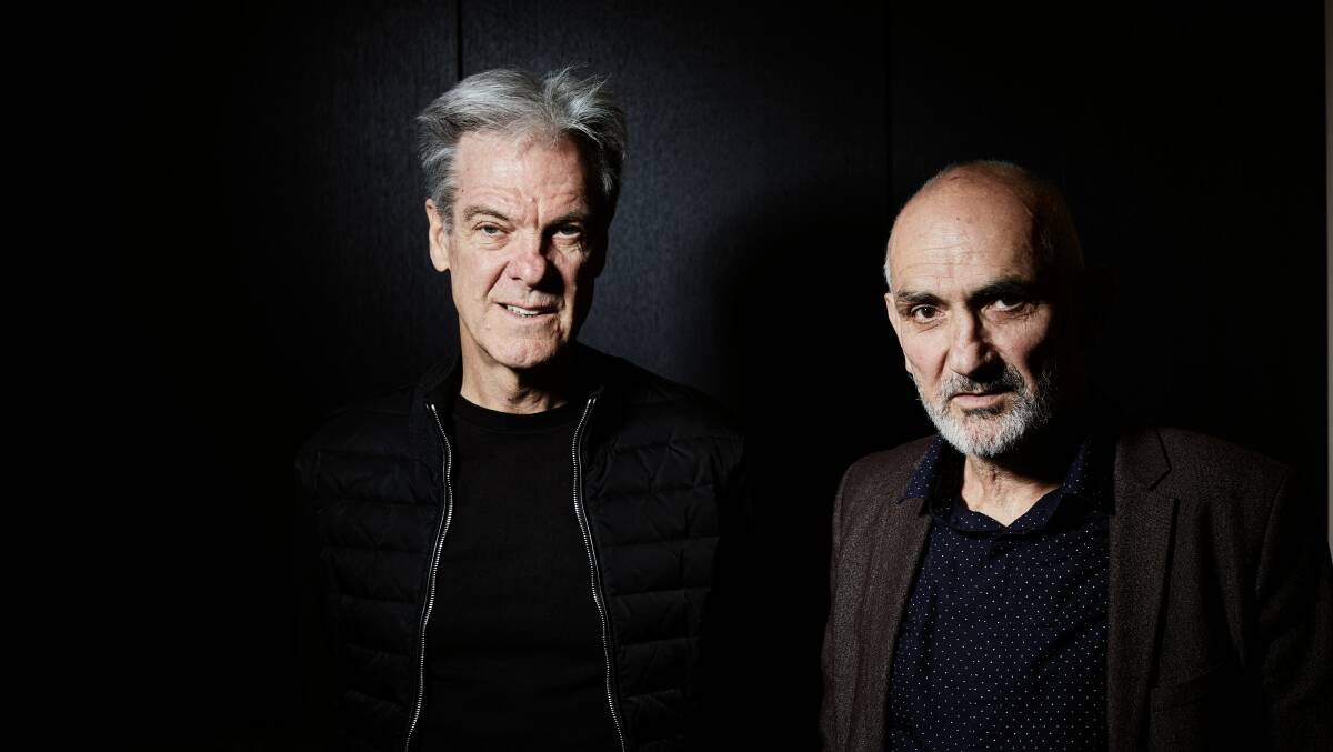  Singer-songwriters Don Walker and Paul Kelly. Picture: Supplied