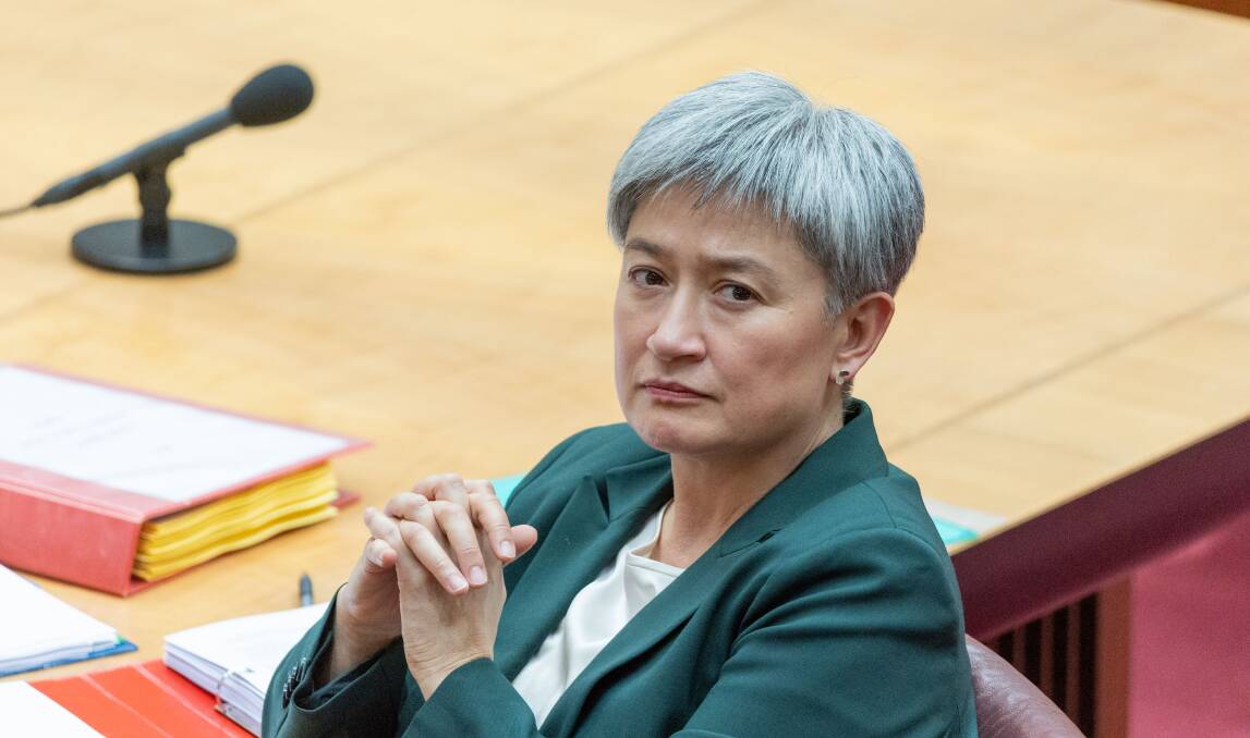 Foreign Minister Penny Wong's priorities are reasonable, but she is unlikely to sway the Netanyahu government. Picture by Gary Ramage