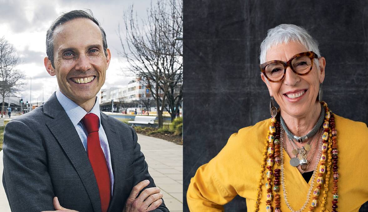 Andrew Leigh and Ronni Kahn have both written books about doing good. Pictures: Elesa Kurtz/Hugh Stewart 