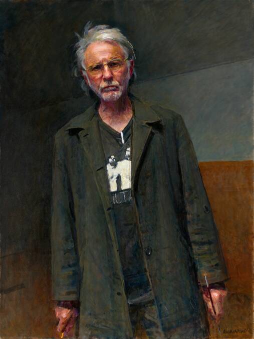 Self portrait, 2021, by Robert Hannaford.
