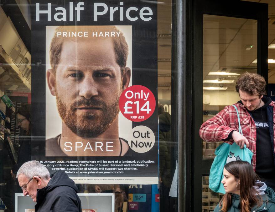Prince Harry's memoir just keeps making headlines, especially in the UK. Picture Getty Images