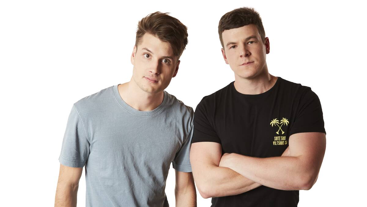 Hit 104.7 breakfast team Ned Breward and Josh Torney have been axed from the airwaves. Picture supplied