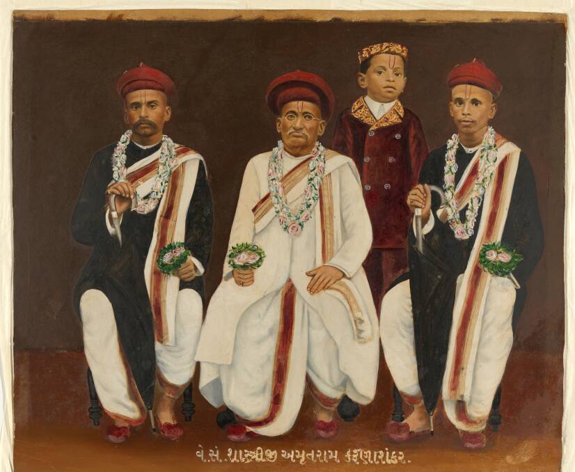 One of the works that will be repatriated to India - Guru Das Studio, not titled [Gujarati family group portrait], purchased 2009. Picture: National Gallery of Australia