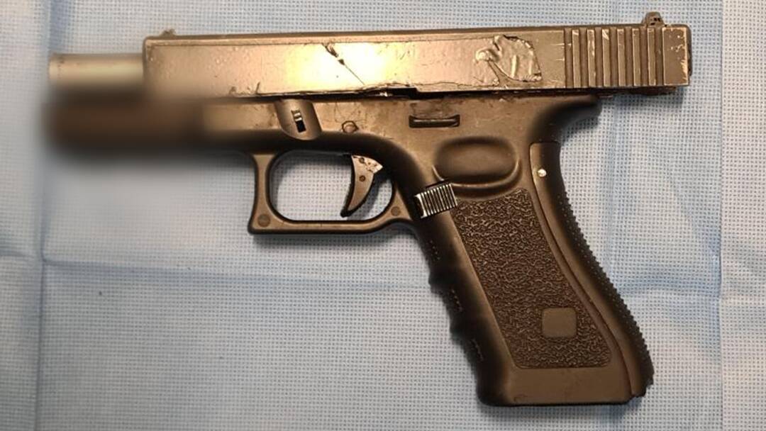 ACT Policing located a gel blaster firearm. Picture: ACT Policing
