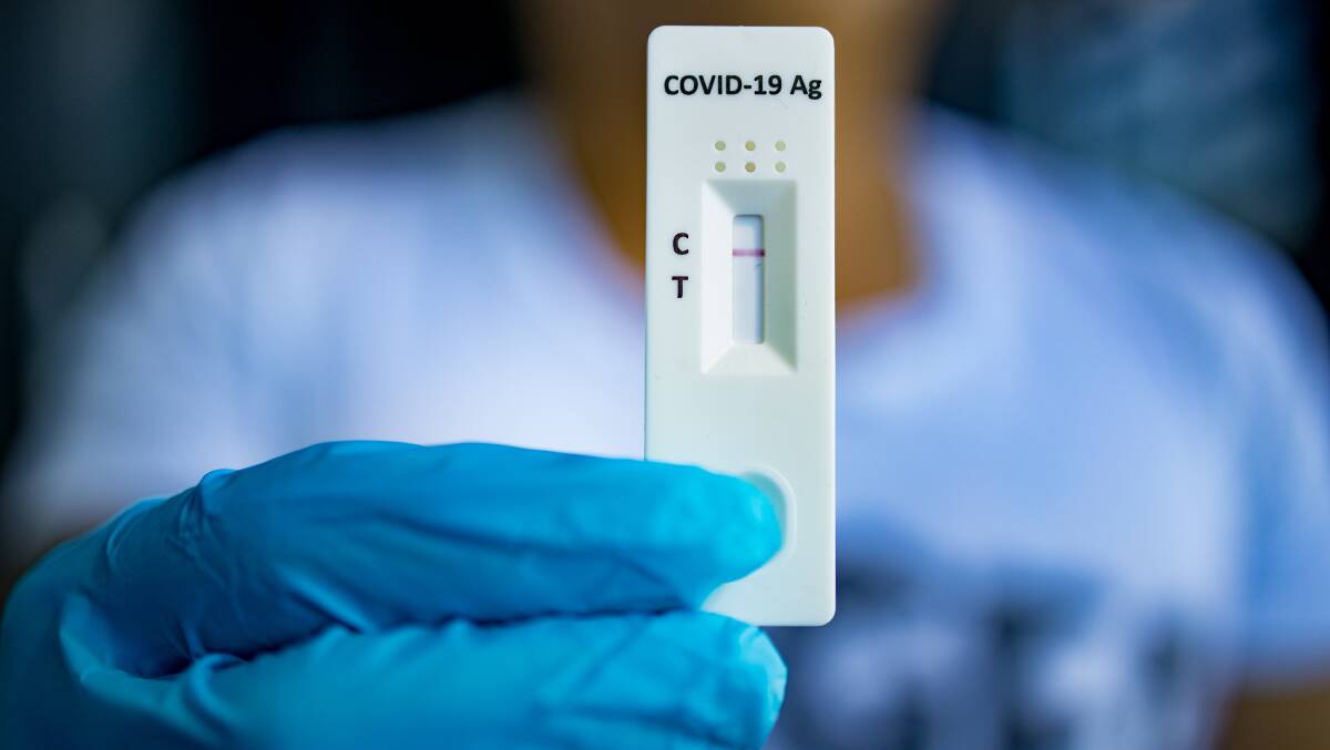 The majority of positive results came from rapid COVID tests. Picture: Sitthixay Ditthavong