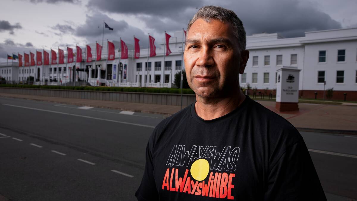 Paul Girrawah House, who represents the Ngambri people's claim against the ACT government's "one-tribe policy". Picture by Sitthixay Ditthavong
