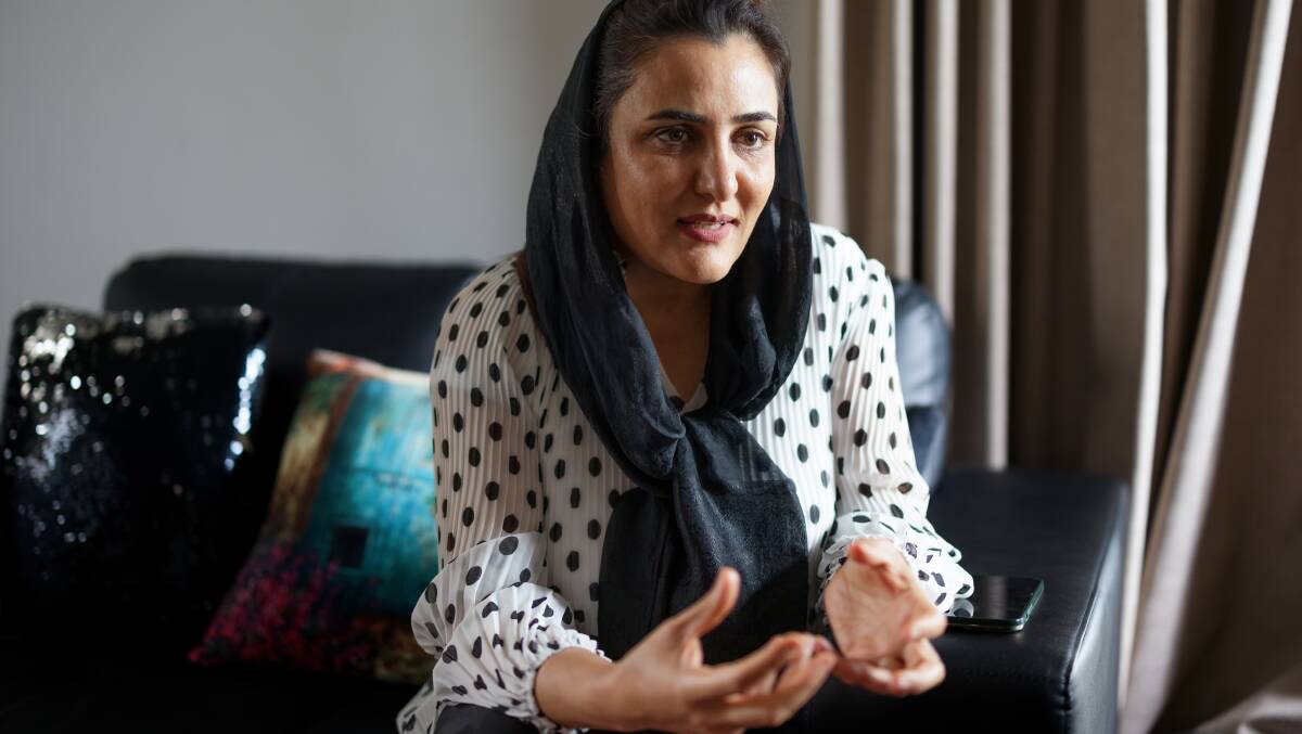 Afghan parliamentarian Dr Nilofar Ibrahimi shares her story. Picture: Sitthixay Ditthavong