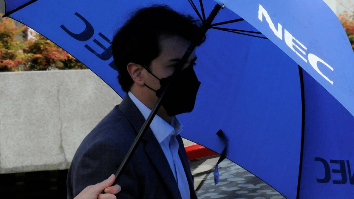 Thomas Earle leaves the ACT courts building on Monday. Picture by Blake Foden