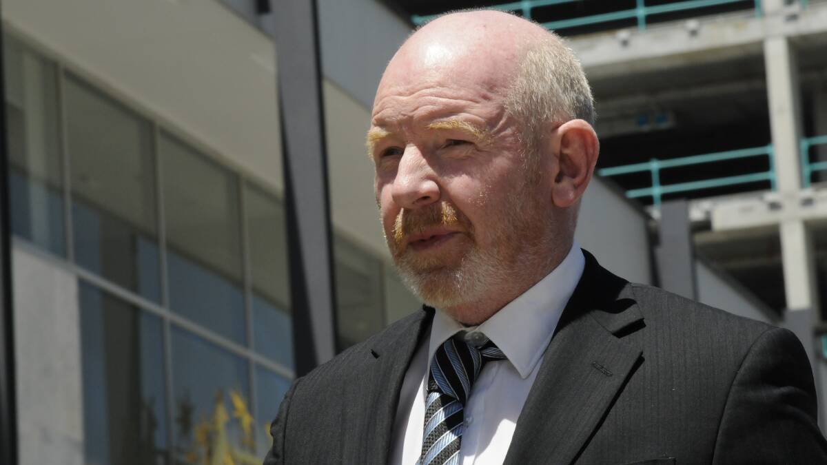 Stephen Leonard Mitchell arrives at the ACT Supreme Court on a previous occasion. Picture by Blake Foden