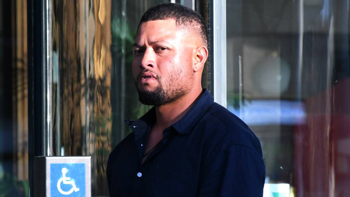 Seti Moala leaves court on a previous occasion. Picture by Tim Piccione