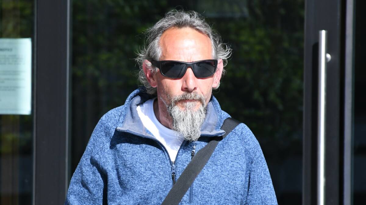 Michael Bowman leaves the ACT Magistrates Court on Thursday. Picture by Hannah Neale