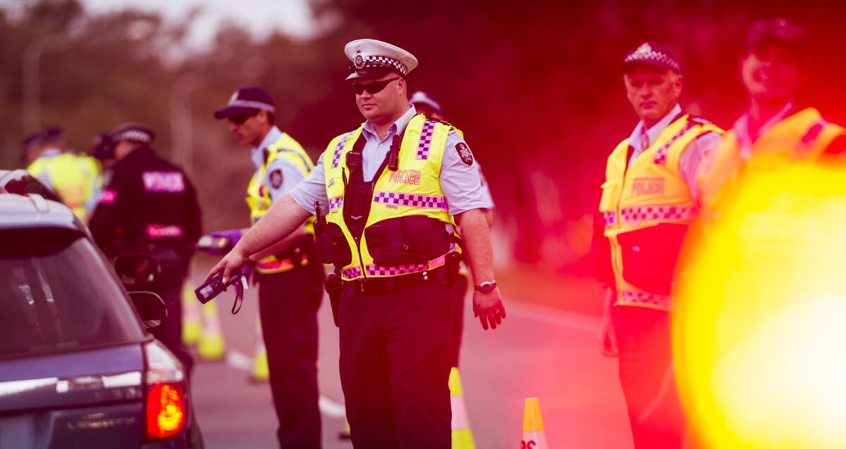 ACT Policing has conducted targeted RBT operations in 16 locations across the ACT during December. Picture: Rohan Thomson