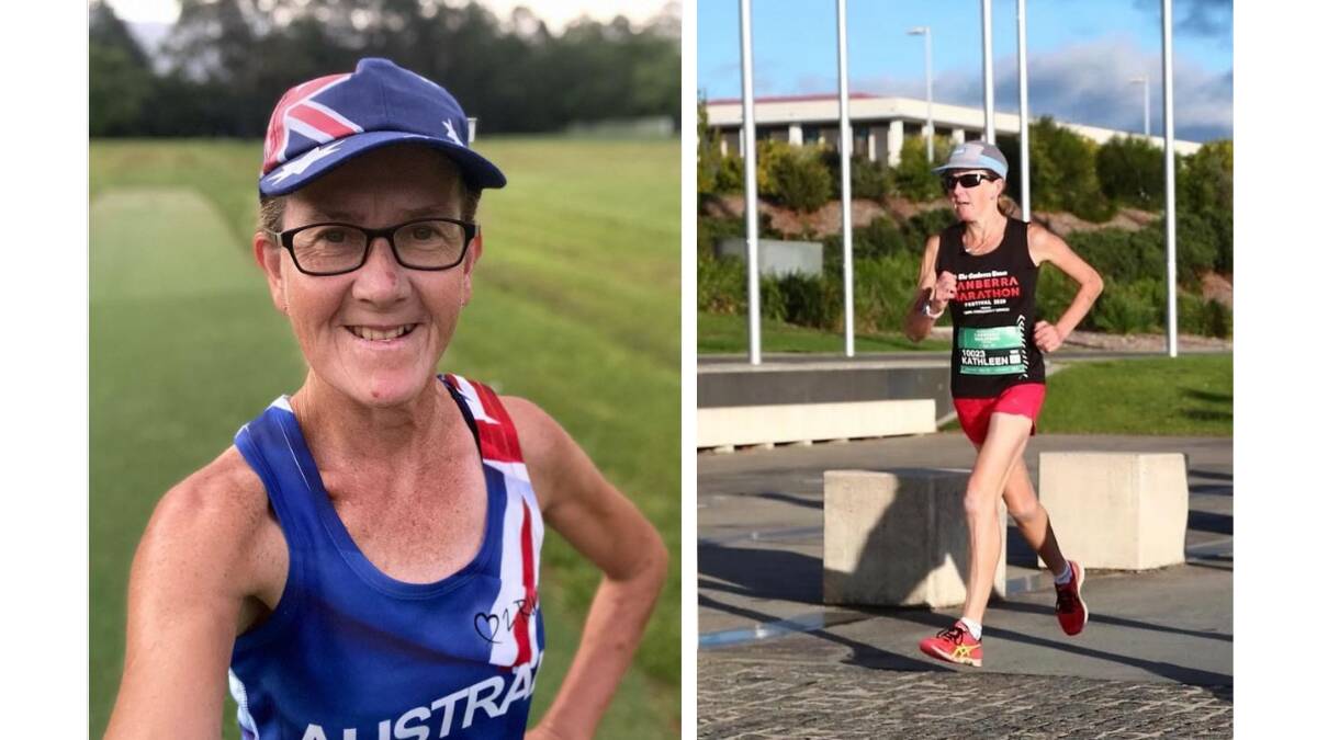 Kathleen Wallington on Australia Day and the Canberra Marathon Festival in 2021. Picture: Supplied