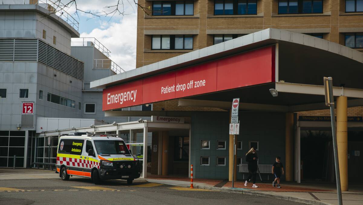 Canberra Hospital, where the woman was diagnosed with pancreatic cancer. Picture by Dion Georgopoulos