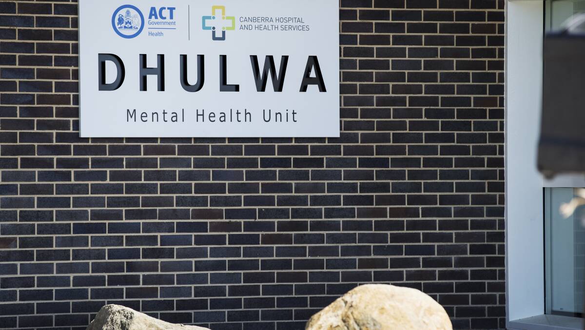 Dhulwa Mental Health Unit in Symonston. Picture by Jake Sims