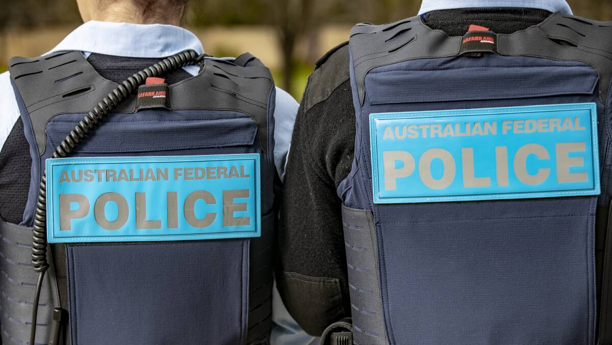 The Australian Federal Police, which is being sued in the ACT Supreme Court. Picture by Sitthixay Ditthavong