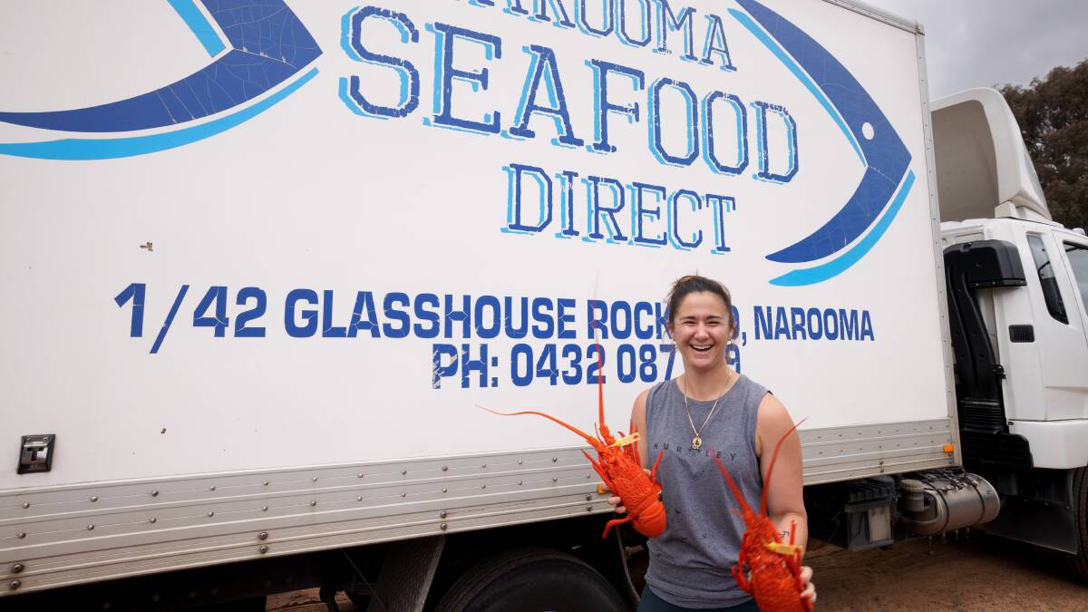 Narooma Seafood Direct owner Hayley Abbott. Picture: Sitthixay Ditthavong