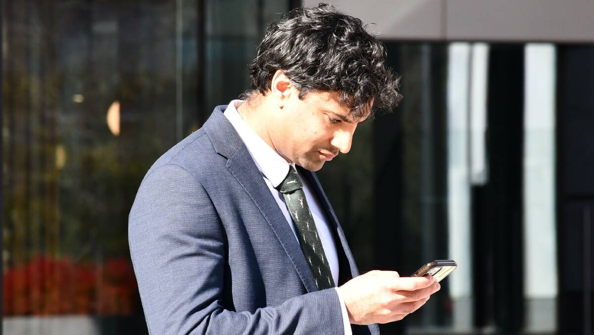 Imran Kader leaves court on a previous occasion. Picture by Hannah Neale
